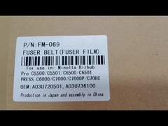 Le produit doit être présenté sous forme d'une couche de film de fusible de Konica Minolta A03U720501 A03U736100