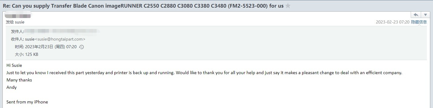 Derniers blogs de l'entreprise sur Commentaires des clients britanniques