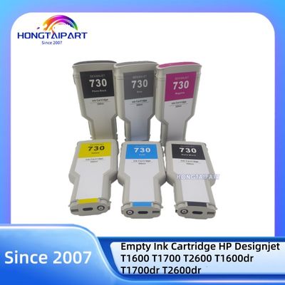 acheter 300ML Empty Ink Cartridge 730 P2V71A-MK P2V73A-PK P2V68A-C P2V70A-Y P2V69A-M P2V72A-G for HP Designjet T1600 T1700 T2600 T1600dr T1700dr T2600dr fabrication en ligne