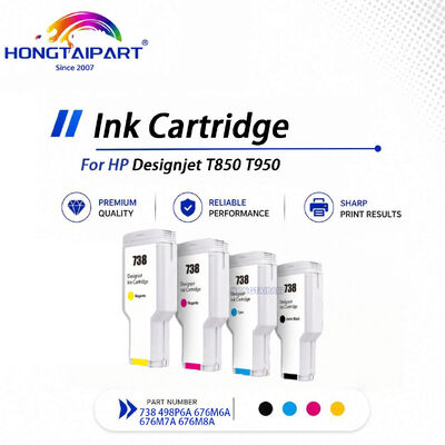 acheter Cartouche d'encre HP 738 300ml pour Designjet T850 T950 498P6A 676M6A 676M7A 676M8A fabrication en ligne