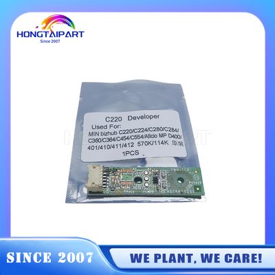 Chip de développeur pour Konica Minolta Bizhub C220 C224 C280 C284 C 360 C364 C454 C554 Aficio MP D400 401 410 411 412 570K 114K