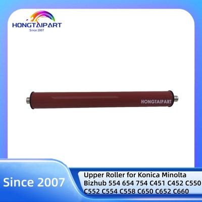 Ruloir de fusible supérieur A02E-2756 pour Konica Minolta Bizhub 554 654 754 C452 C552