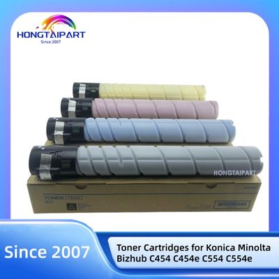 Cartouche de toner TN512 pour Konica Minolta Bizhub C454 C454e C554 C554e avec capacité BK de 540g
