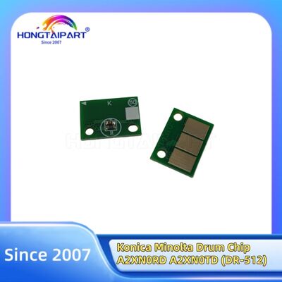 Puce de tambour pour Konica Minolta BH C224 C364 C284 C454 C554 C224e C284e C454e C258 C308 A2XN0RD (DR-512K) A2XN0TD (DR-512) DK-512 DK512 Pièces de rechange Fournitures Hongtaipart