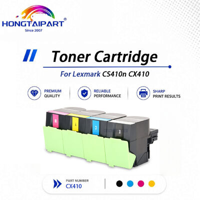 Cartouche de toner Lexmark CX410 à faible défaut d'image claire pour imprimante multifonction de bureau CS410n CX410