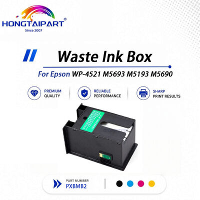Boîte d'encre usagée calibrée PXBMB2, Anti-fuite, Compatible avec Epson WP-4521 M5693 M5193 M5690