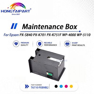 Boîte de Maintenance Stable T6710 PXBMB2 pour imprimante Epson PX-S840 PX-K701 PX-K751F WP-4000 WP-5110